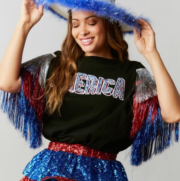 America Tassel Top