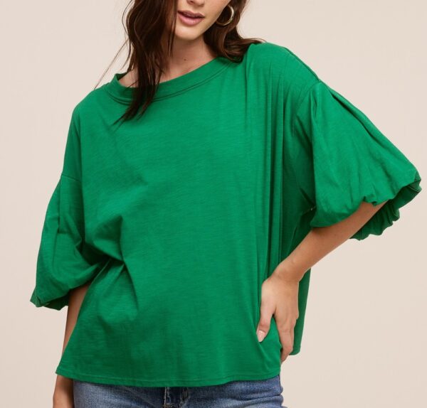 Bubble Green Top