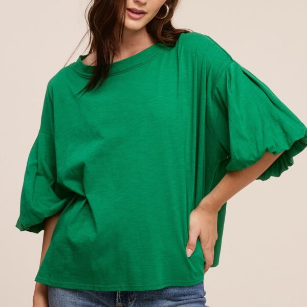 Bubble Green Top