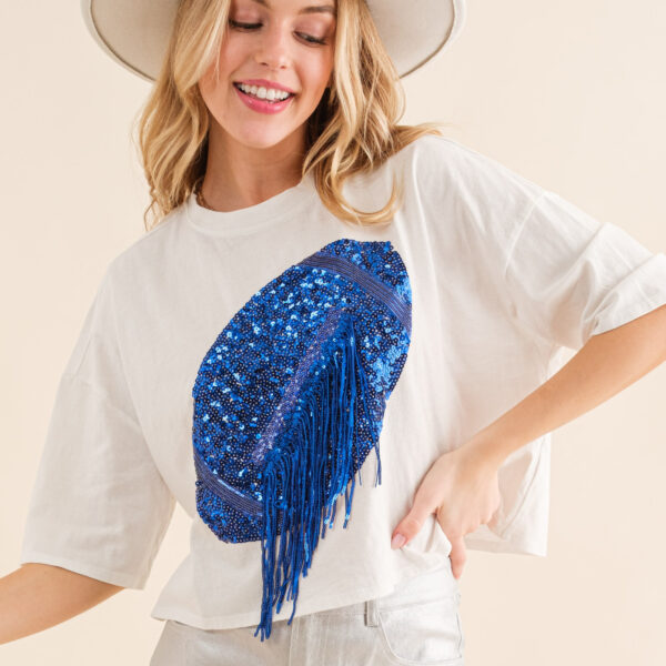 Royal Blue Sequin Game Day