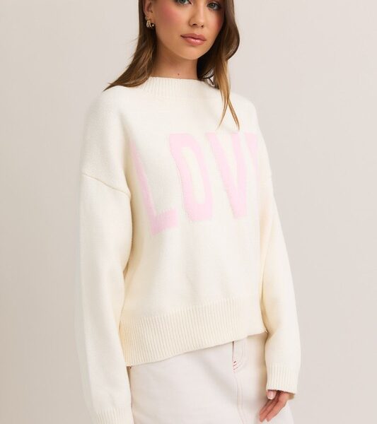 LOVE Chunky Sweater