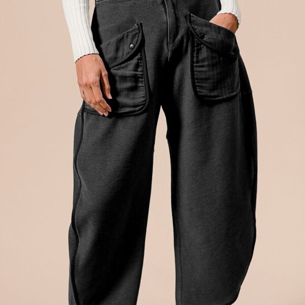 Charcoal Washed Terry Pants