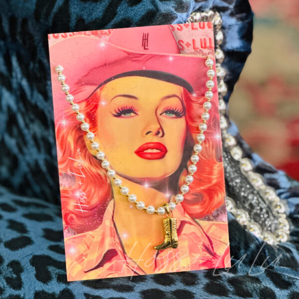Priscilla Boot Necklace