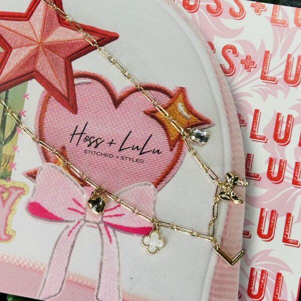 L Gold Charm 16"-18"