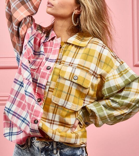 Olivia Plaid Button Down