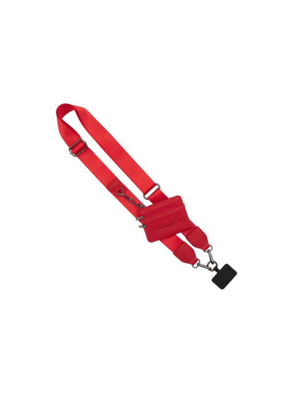 Clip & And Go Strap/Pouch Red