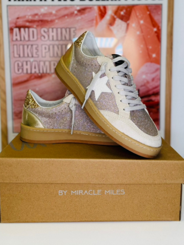 Avery Gold Sneaker
