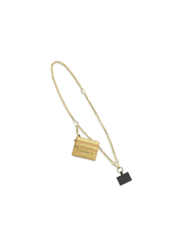 Clip & And Go Strap/Pouch Gold Chain