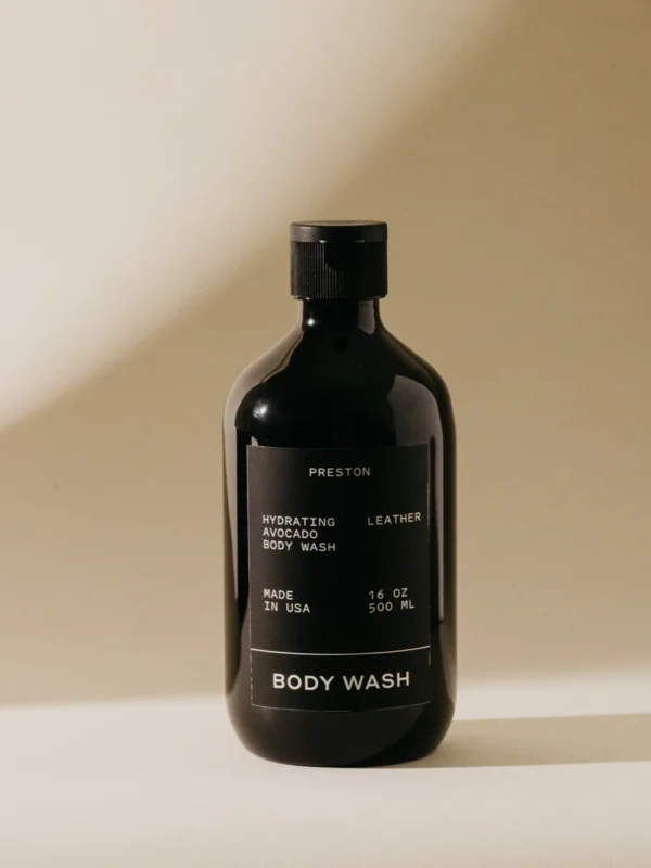 Preston Body Wash Leather 16oz