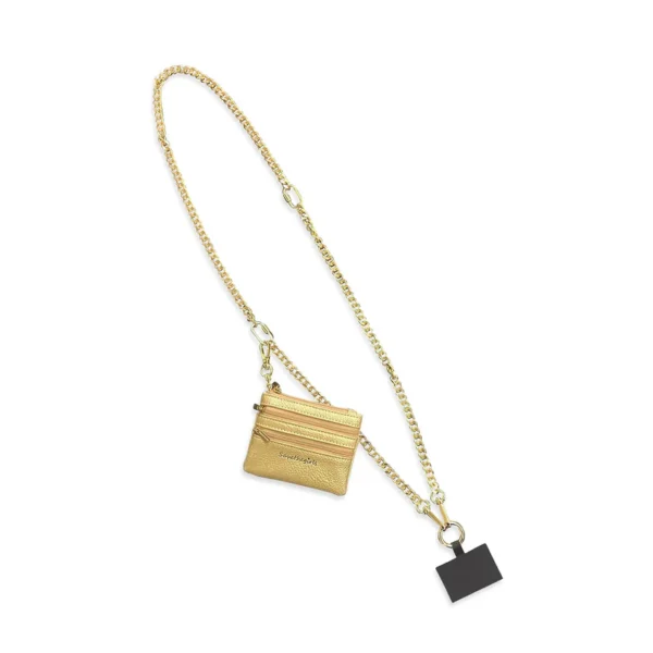 Clip & And Go Strap/Pouch Gold Chain