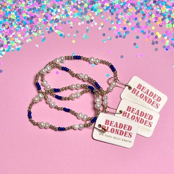 Blue Dainty Pearl Poppi