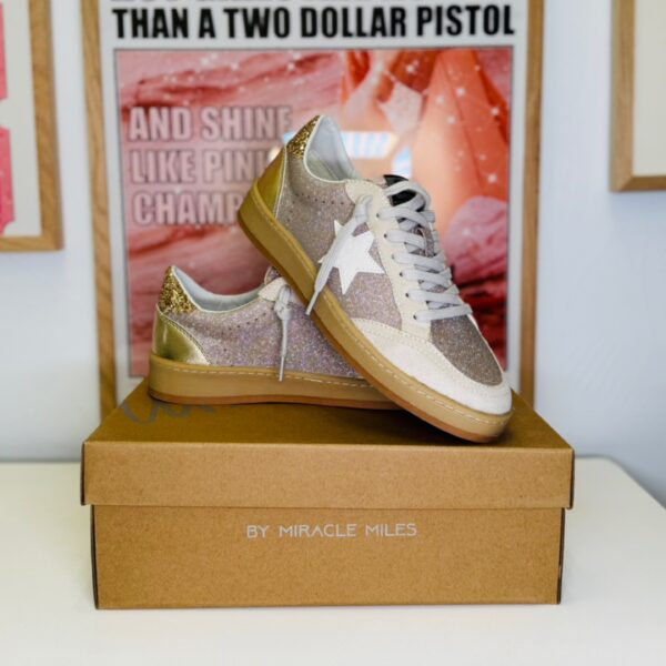 Avery Gold Sneaker