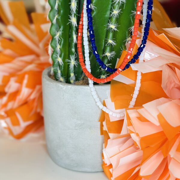 White Beaded Necklace