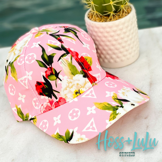 Floral Pink Fun Cap