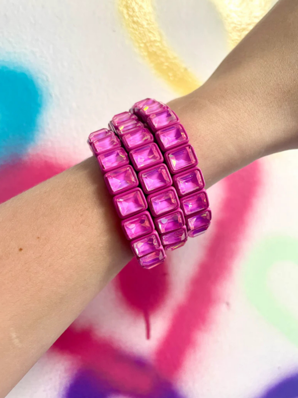Bowie Bracelet Hot Pink