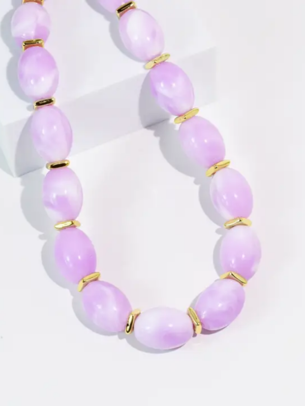 Jelly Pop Lavender Necklace
