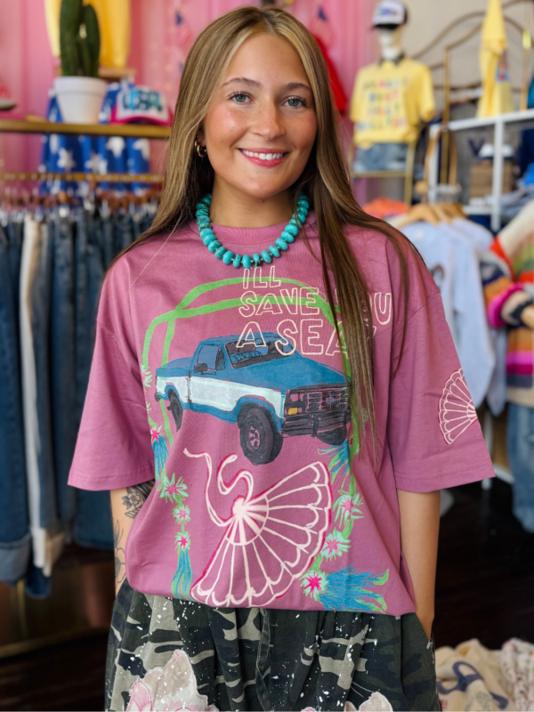 LTB Save a Seat Tee Mauve