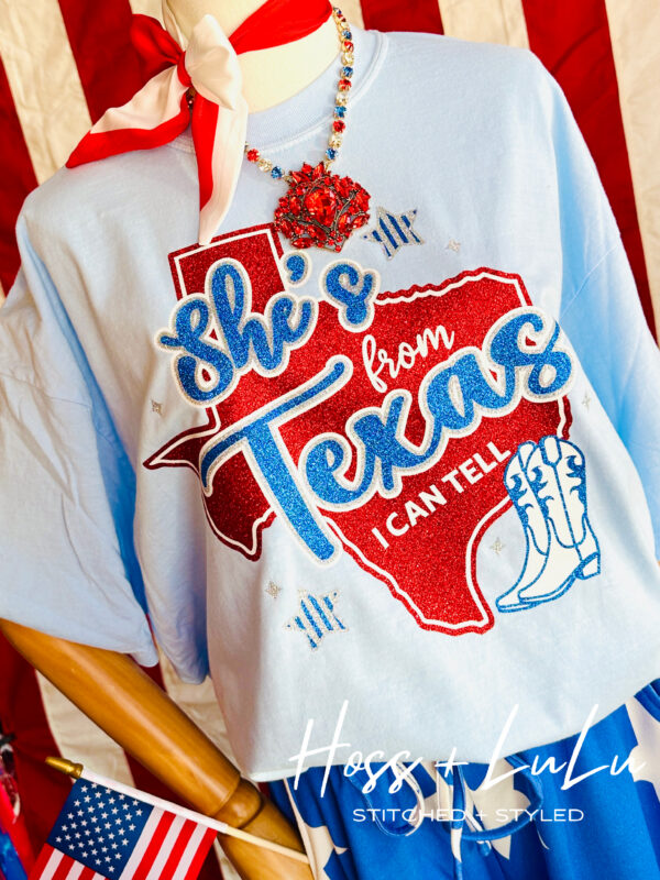 She's From Texas Custom Tee